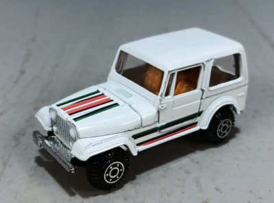 Vintage 1970's Yat Ming White Jeep CJ-7 #1602 Hong Kong NM - Image 1 of 4
