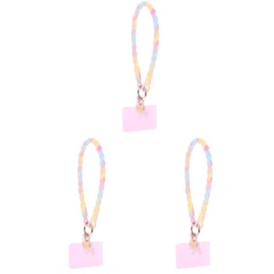 3 PCS Mobile Phone Straps Decorative Lanyards Silicone Cellphone - Afbeelding 1 van 12