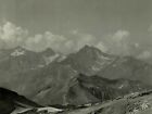 Vers 1960 Photographie Montagne Probablement les Alpes Monts avec neige
