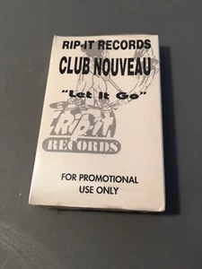 CLUB NOUVEAU LET IT GO PROMO FACTORY SEALED CASSETTE SINGLE C72 D - Picture 1 of 6
