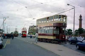 BOLTON 66 STOCKPORT 5 FLEETWOOD TRAM SUNDAY BLACKPOOL 35mm.NEGATIVE+COPYRIGHT - Picture 1 of 1