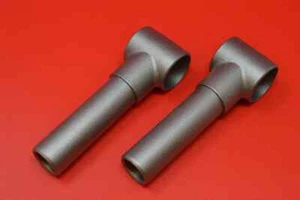 3300-09 HARLEY JD HANDLE BAR CASTINGS (PAIR) 1909-1915 ALL MODELS & RACERS - Picture 1 of 2