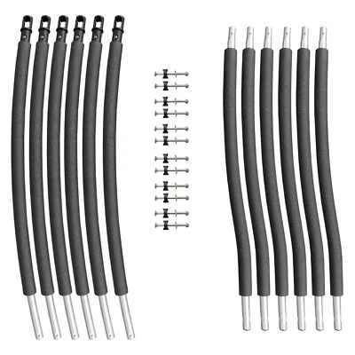 BAUNSAL Netzstangen für Trampolin Stangen Ersatz Ersatzteile Netzstange FGIS Set