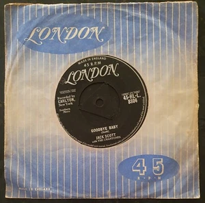 JACK SCOTT - Goodbye Baby/Save My Soul - London - HLL 8804 - VG - Picture 1 of 2