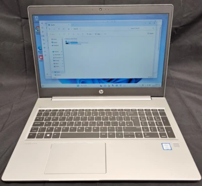 HP ProBook 450 G6  i5 8550U CPU@1.80GHZ 256B SSD / 8 GB RAM / 15.6" FHD / Win 10 - Image 1 of 4