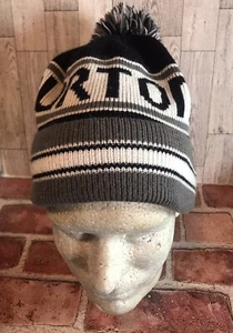 Vintage Burton Adult Knit Hat OSFM Black White Snowboarding Skiing Winter Hat - Picture 1 of 7