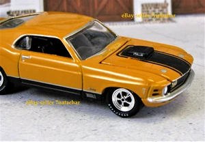 1970 70 Ford Mustang Mach 1 Cobra Jet 428 CJ Hot Mag Wheels Maßstab 1:64 - Bild 1 von 11