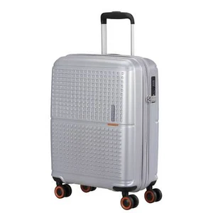 American Tourister Geopop - Spinner 55 Tsa Argento - Valigie Trolley Piccolo - Foto 1 di 2