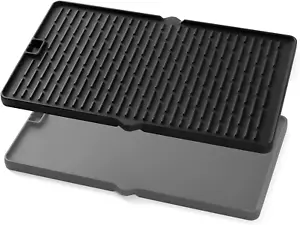 Cooking Grid Cast Iron Griddle Plate for Weber Summit 400 & 600 etc Grill Grates - Picture 1 of 10