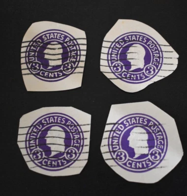 4 - 1932 US Stamp Scott #U437 - 3 Cent - Washington - Used/NH - Image 1 of 2