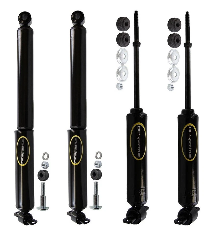 Kit de amortiguadores Monroe delanteros y traseros para Cadillac Fleetwood 1985-86 tracción trasera Foto 1 de 1