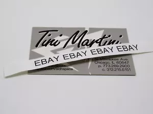 Tini Martini Nite Club 2169 N. Milwaukee Avenue Chicago Illinois Visitenkarte - Bild 1 von 2