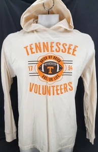 NEW Tenessee Volunteers Vols Beige Comfort Wash LS Hooded Tee Shirt Men's L - Picture 1 of 8