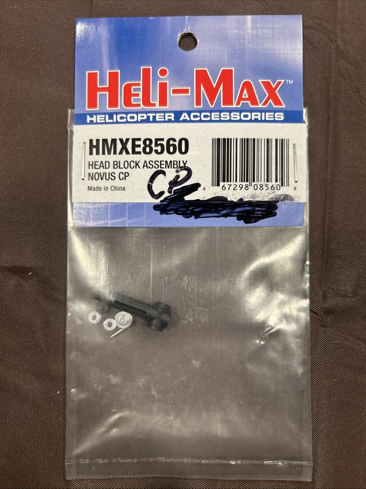 Helimax Novus CP - Head Block Assembly #HMXE8560 - Image 1 of 1