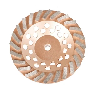 Grinding Wheels 7 Inch Diameter 24 Turbo Diamond Segments 5/8"-11 Arbor New - Picture 1 of 8