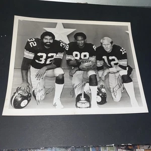 Pittsburgh Steelers 8x10 OG Publicity Photo Franco Harris Terry Bradshaw Swann - Picture 1 of 2