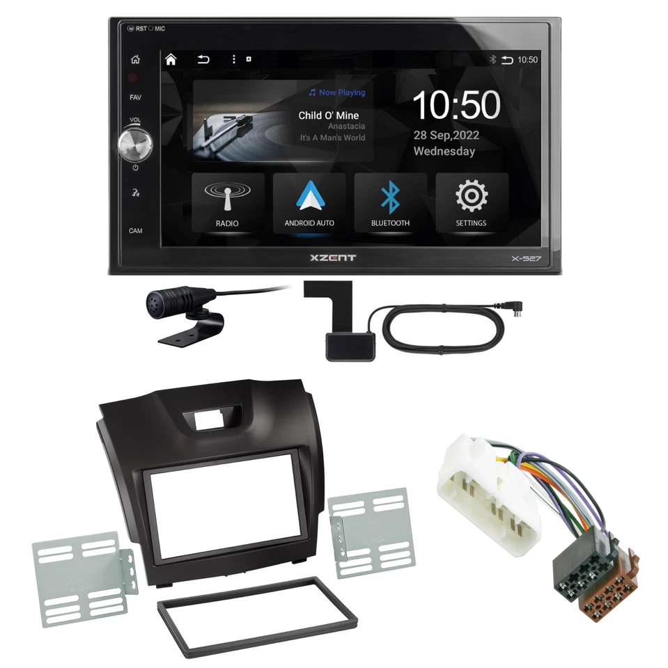 Xzent X-527 Android Auto CarPlay DAB Einbauset für Isuzu D-Max 2 - Bild 1 von 1