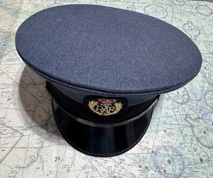 Britische RAF Royal Air Force Militär Schirmmütze Mütze Großbritannien grau blau - Bild 1 von 6