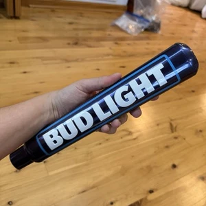 Bud Light Aluminum Logo Beer Tap Handle 12” Tall Blue Breweriana - Picture 1 of 4