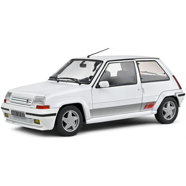Solido 1:18 Scale Renault 5 GT Turbo MK2 White 1989