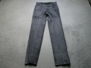 Vintage Levis 501 Jeans Herren 32x34 Schwarz Faded Denim Starched Made USA 90s - Bild 1 von 14