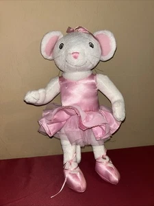 Sababa Toys Angelina Ballerina Posable Ballett Ballerina Plüsch 2005 Stofftier Puppe - Bild 1 von 17
