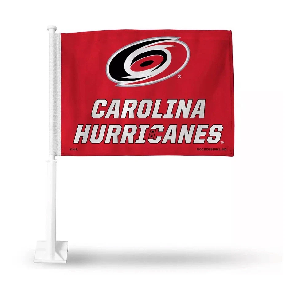 NHL Carolina Hurricanes Car Flags 2002 Southeastern Division Champs (4  Flags) - Image 1 of 1