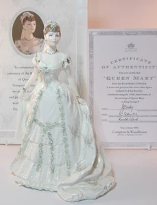 Figura Coalport Royal Brides 9" Reina María 100 Aniversario + Certificado Excelente - Imagen 1 de 11