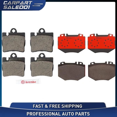 Комплект передних и задних дисковых тормозных колодок Brembo для Mercedes-Benz S500 2001-2002 годов выпуска - Изображение 1 из 4