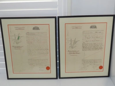 RARE 1900 & 1905 Dominion of Canada Prince Edward Island Land Deed Documents - Image 1 of 4