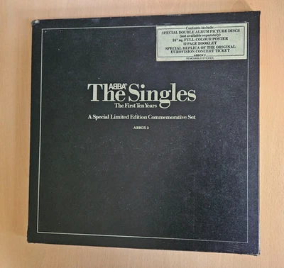ABBA The Singles The First Ten Years UK Picture Discs Box Set ABBOX 2 limited - Bild 1 von 4