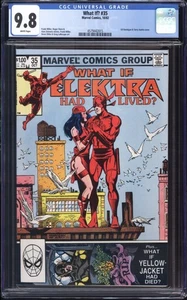 WHAT IF #35 CGC 9.8 WHITE PAGES FRANK MILLER DAREDEVIL, KINGPIN, ELEKTRA - Picture 1 of 2