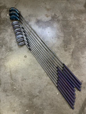 Vintage Ben Hogan WOMENS Princess Woods 1,3,4 Irons 3-9 Set Golf Clubs - Image 1 of 4