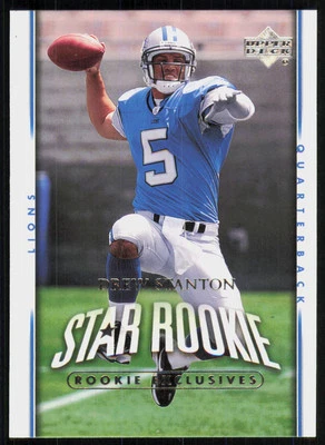 2007 Upper Deck Star Rookies Rookie Exclusives Edition Drew Stanton Detroit - Image 1 of 2