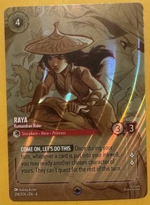 RAYA - Incantata! DISNEY Lorcana MARE AZZURRO Kumandran Rider - Foto 1 di 2