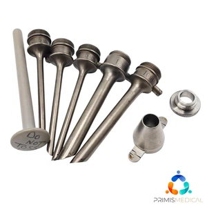 Laparoskop Trokar Set 5mm/10mm/12mm Kanülen Obturator & Adapter glatter Schaft - Bild 1 von 4