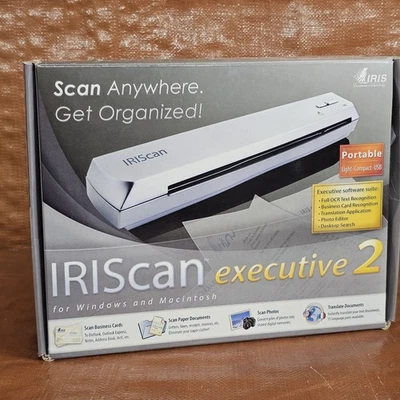 IRIS SA IRISCAN HCRSPA4PK301 mobile scanner CDs, PARTS/REPAIR - Image 1 of 4