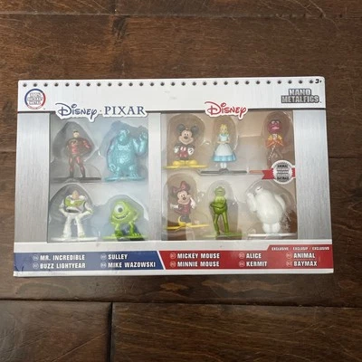 ¡Nuevo! Disney Pixar Paquete de 10 Exclusivos JADA TOYS Die-Cast Metal ¡Como Nuevo! 🔥 Foto 1 de 2