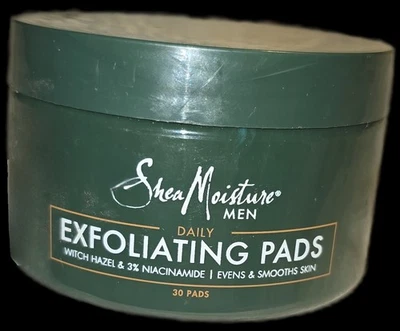 Shea Moisture for Men Daily Exfoliating Pads Witch Hazel & 3% Niacinamide 30CT - Image 1 of 3
