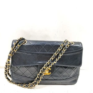 NO TARIFF Chanel Schultertasche Matelasse schwarz Lammfell 2553782 - Bild 1 von 20
