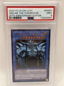 2023 Yu-Gi-Oh LC01-LEG COLL 25TH ANNIVERSARY OBELISK THE PEINIGER #EN001 PSA 9 - Bild 1 von 2