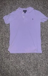 POLO RALPH LAUREN SPORT Polo Shirt Girls Size L Purple - Picture 1 of 3
