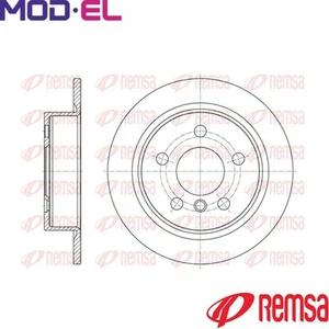 2x BRAKE DISC 61618.00 FOR MINI B38 A12 A 1.2L B37 C15 A 1.5L B38 A15 A 1.5L - Picture 1 of 6