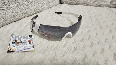 Uvex Bike SunglassesTrack 2 Pro, White/Purple/Smoke - Image 1 of 4