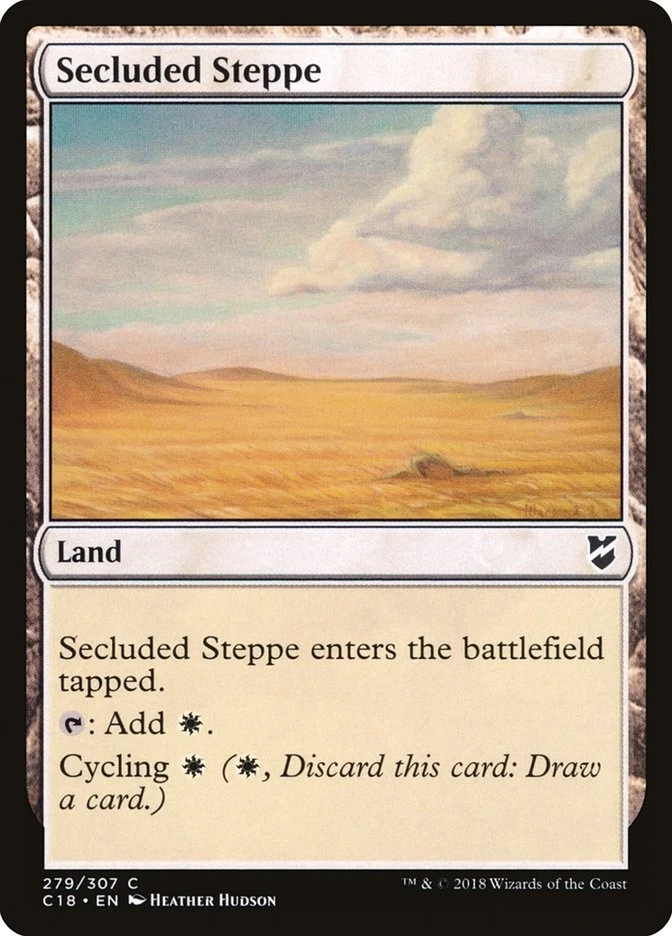 Secluded Steppe [Commander 2018] (C18 279) Near Mint - Image 1 of 1