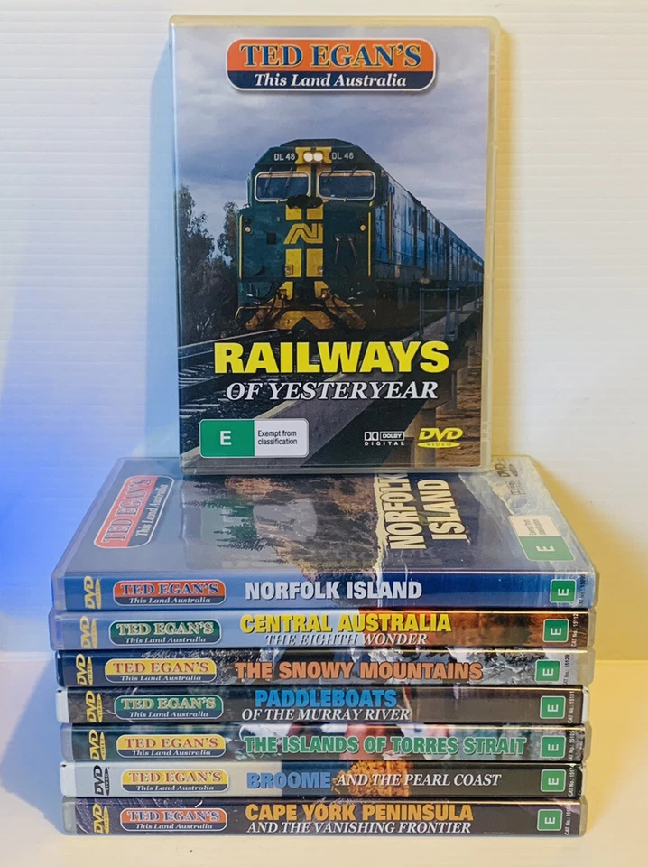 Ted Egan's This Land Australia (Travel Show) 8 x DVD Bundle - Region ALL, PAL - Image 1 of 4