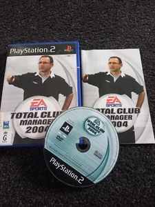 Total Club Manager 2004 PlayStation2 PS2 game disc & manual in case - Picture 1 of 1