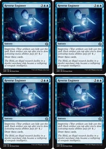 MTG - 4x REVERSE ENGINEER - Aether Revolt (U) - Picture 1 of 1