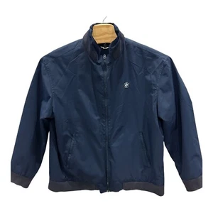 BMW Jacke Herren 2XL gefüttert Bomberjacke Track Sport dunkelblau Racing Taschen - Bild 1 von 8