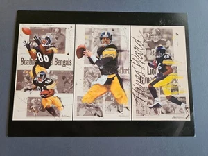 2003 James Auckland Pittsburgh Steelers 8.5"x6" Print - Hines Ward, Tommy Maddox - Picture 1 of 2